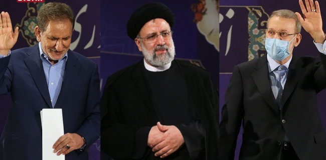 سه نامزد شاخص انتخابات جهانگیری، رییسی و لاریجانی خواهند بود