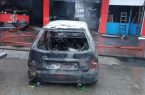 سه باب مغازه و دو اتوموبیل در شهر پره سر طعمه حریق شدند