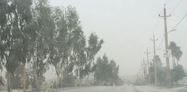 تداوم پدیده گرد و غبار در آسمان گیلان