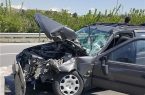 تلفات جانی در تصادف پژو ۴۰۵ با کامیون در جاده رشت – تهران