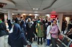 اعتراض کارکنان یک بیمارستان خصوصی در لاهیجان