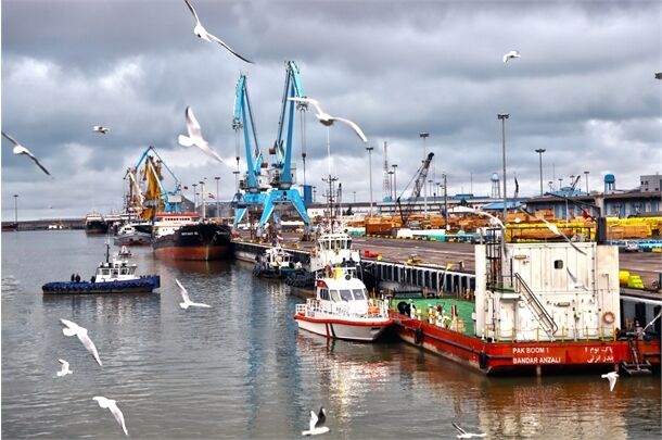 پیشرفت اسکله گردشگری دریایی بندرانزلی به ۹۸ درصد رسید