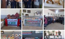 افتتاح نمایشگاه هنرهای تجسمی و صنایع دستی مددجویان بهزیستی در بخش حویق شهرستان تالش