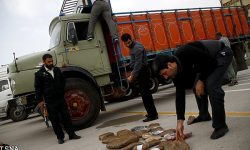 توقیف کامیون حامل موادمخدر در تالش
