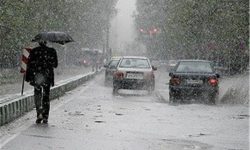 نفوذ توده هوای بارشی و سرد به گیلان