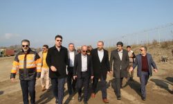 بازدید رئیس سازمان راهداری از طرح بین المللی بزرگراه آستارا_آستارا