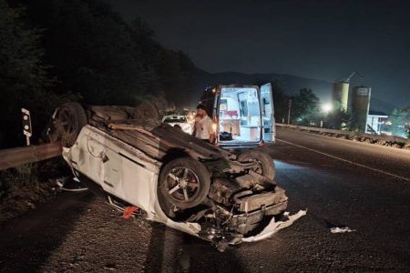 تصادف مرگبار در جاده امامزاده هاشم رشت