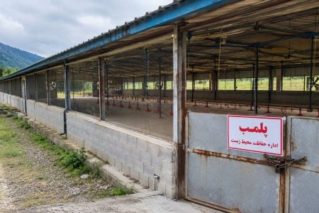 پلمب یک واحد مرغداری متخلف در املش