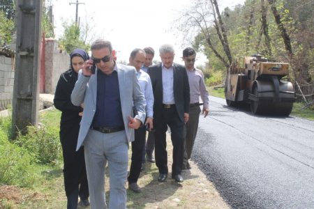 بررسی کیفیت آسفالت راه روستای مازوپشت رضوانشهر
