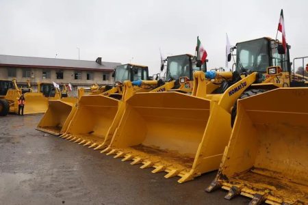 بیش از ۲۰۰ دستگاه ماشین‌آلات در اختیار شهرداری‌های گیلان قرار گرفت