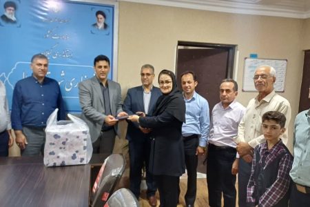 تجلیل از بهورز نمونه کشوری در ماسال